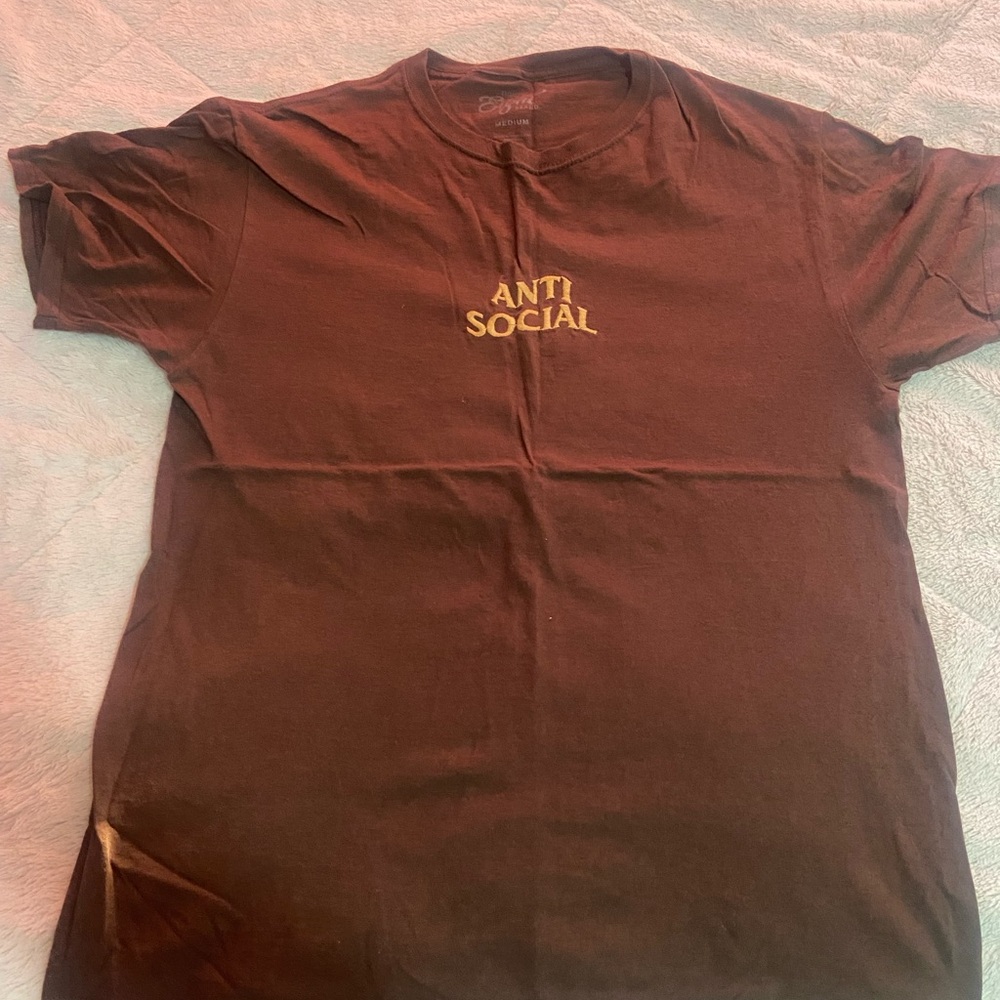 Anti Social Brown T-Shirt